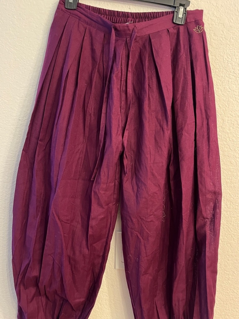 ALL NATURAL COTTON 100 percent YOGA PANTS HAREM GENIE BOHO